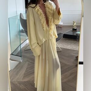 NWT Viral H&M oversized chiffon blouse